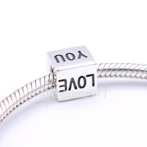 Authentic PANDORA I Love You Charm with 14K Gold - 790200 - Picture 5 of 11